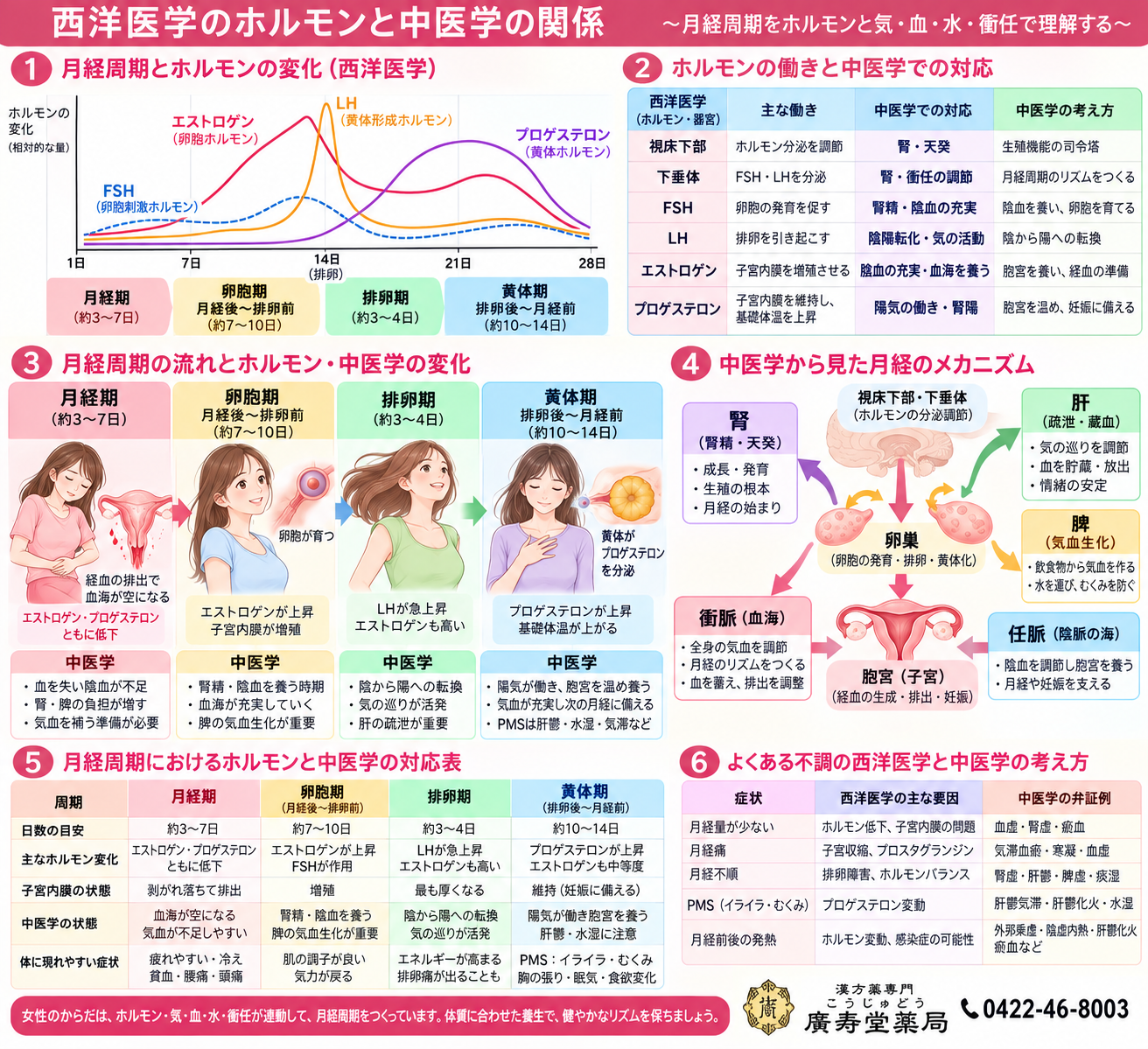漢方の生理は気・血・津液が基盤となる